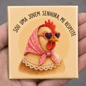Ímã jovem senhora