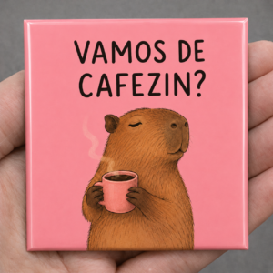 Ímã vamos de cafezin
