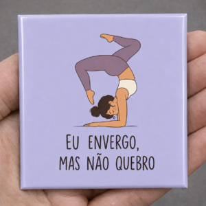 Ímã envergo, mas não quebro